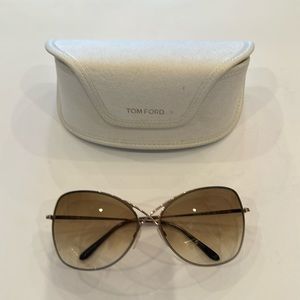 Tom Ford Colette Metal-Frame Butterfly Sunglasses